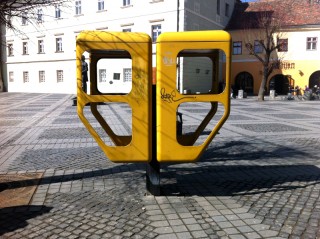Die Telefonzellen der deutschen Post (Foto: Lisa Rokahr)