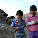 Kinder im Roma-Viertel. (Foto: Steffi Unsleber)